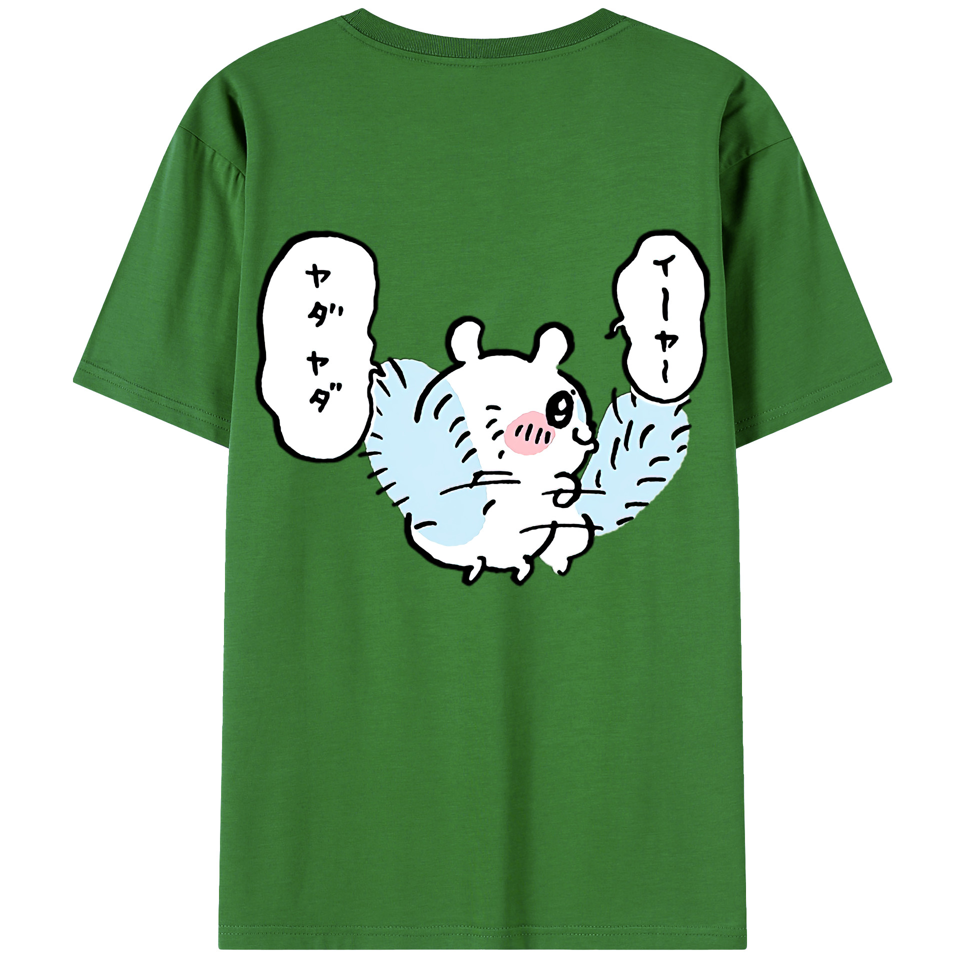 （画像用） ちいかわ モモンガ Chii-kawa Momonga レディース半袖Tシャツ(バックプリント)